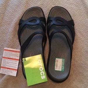 Crocs Women’s Size9 Meleen Twist Sandal Black